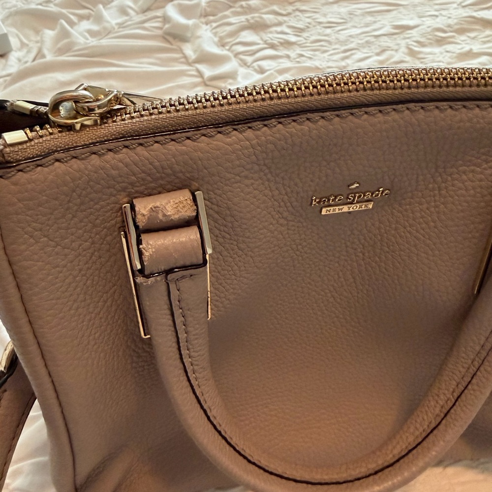 Kate Spade Tan/Taupe Leather Handbag